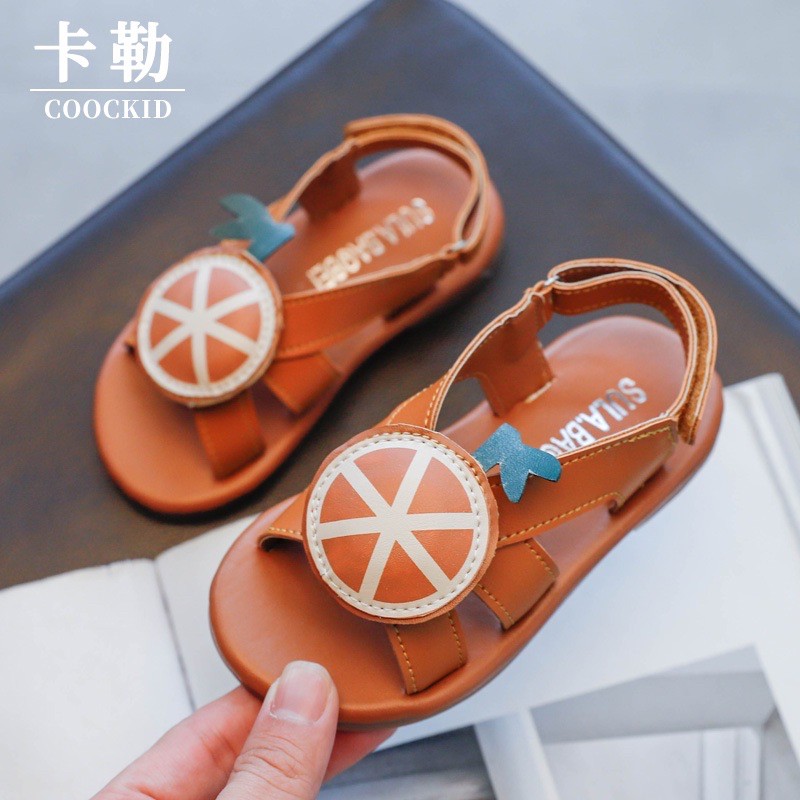 SANDAL HÌNH QUẢ CAM CHO BÉ GÁI