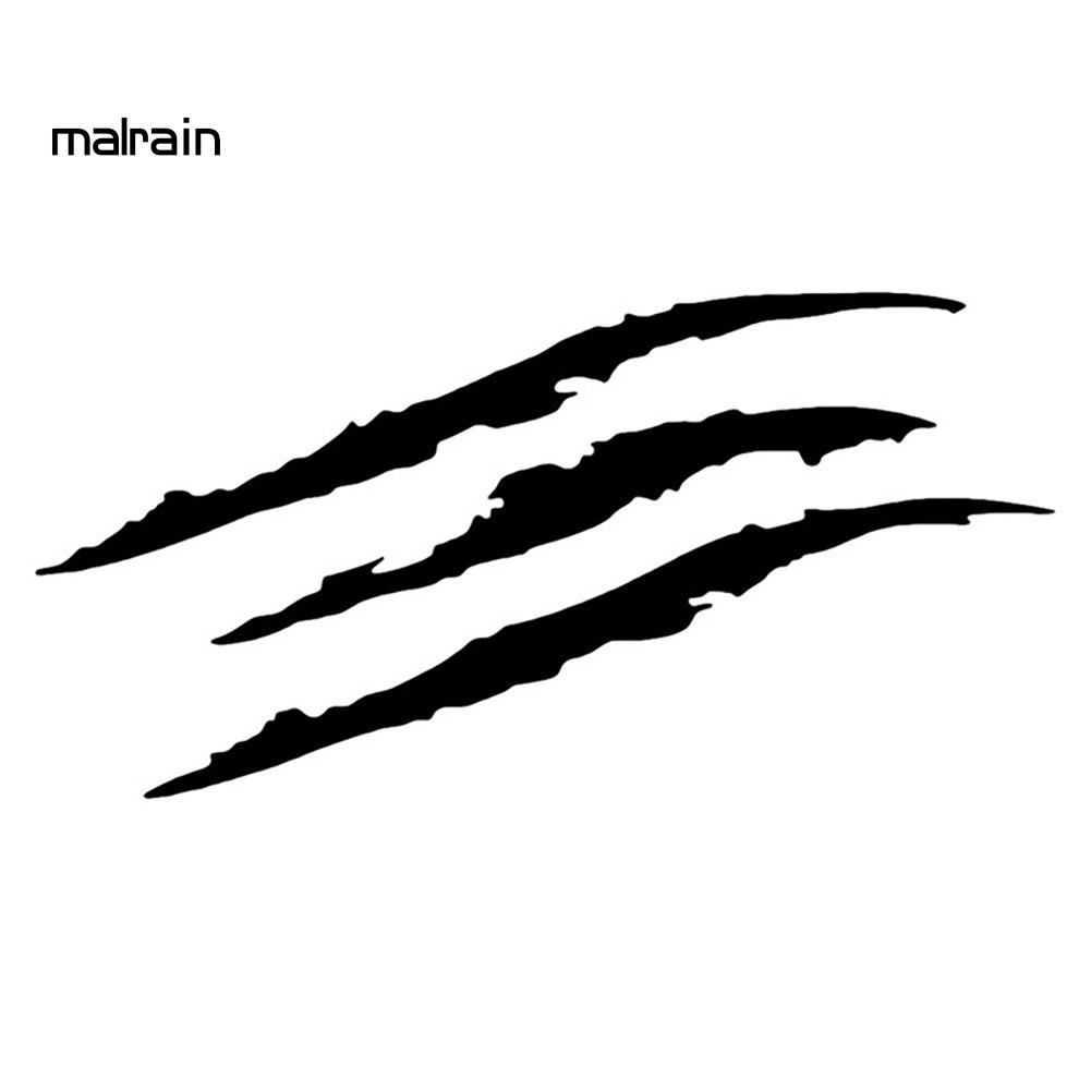 Sticker phản quang trang trí đèn pha xe hơi hình móng vuốt độc đáo