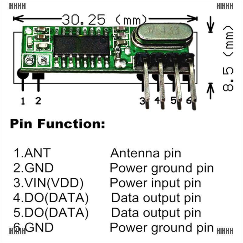 Bộ Thu Phát Tín Hiệu Rf 433mhz Cho Arduino