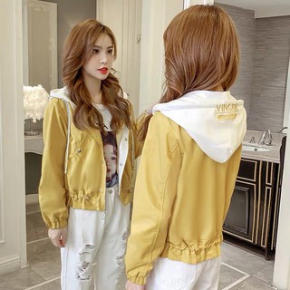 Áo khoác kaki nữ phong cách hàn quốc