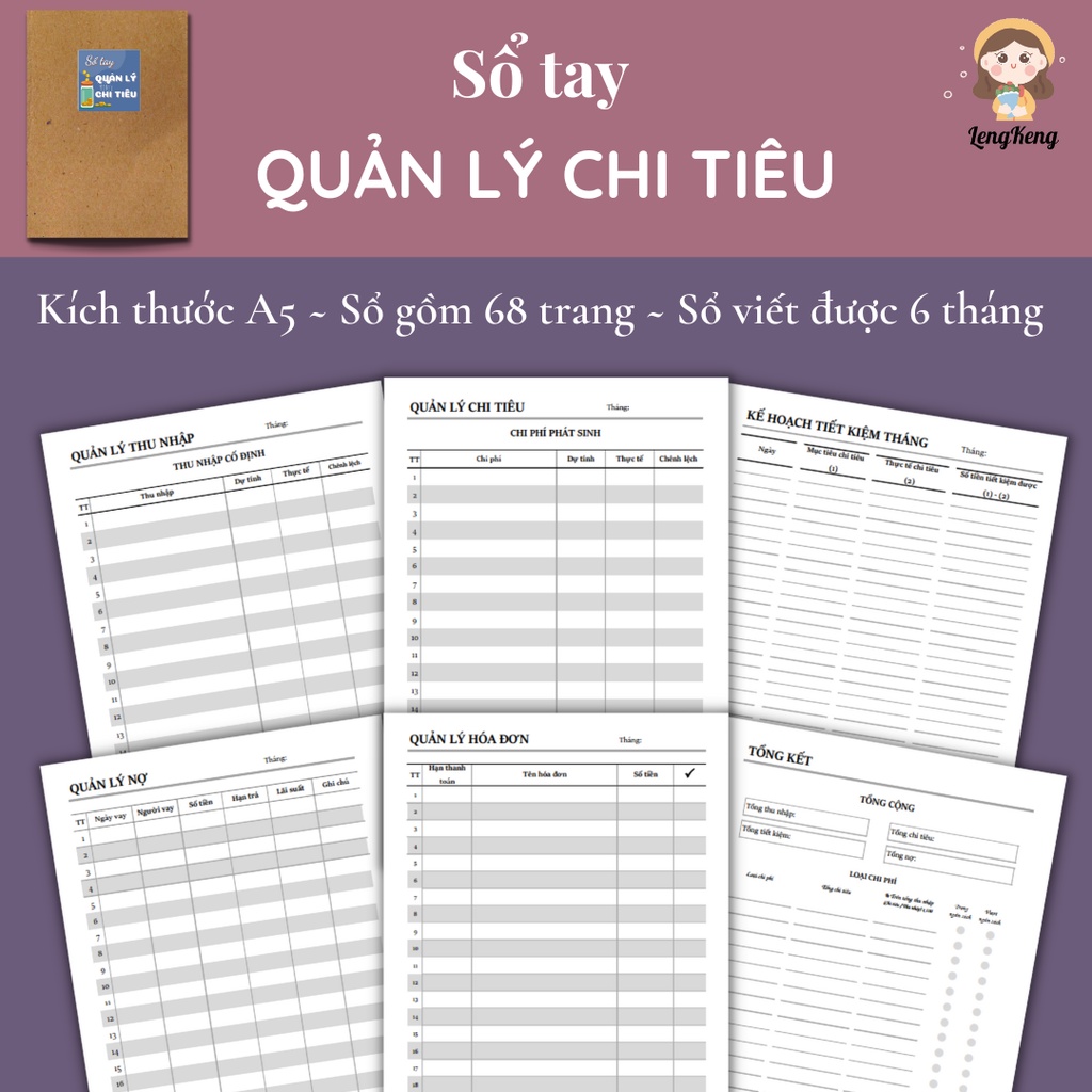 - Sổ tay kế hoạch cuộc đời, phát triển bản thân
