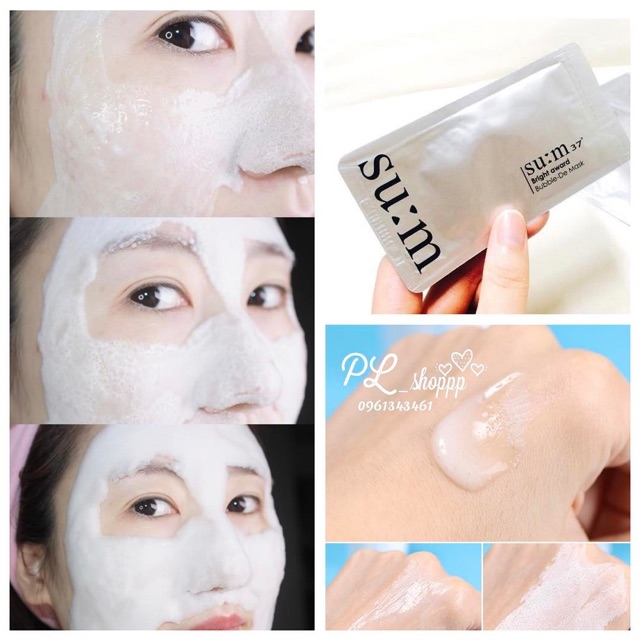 Mặt nạ thải độc Su:m 37 Bright Award Bubble - CHÍNH HÃNG | Thế Giới Skin Care