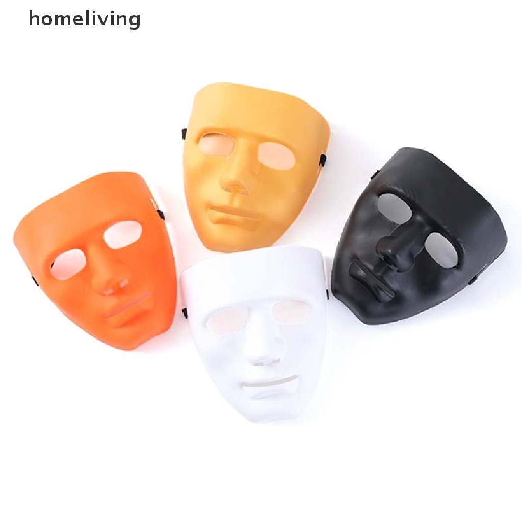 Mặt Nạ Hóa Trang Màu Trắng Đen Unisex