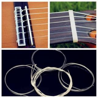 Bộ 6 dây đàn guitar bằng chất liệu nylon bền bỉ tiện lợi