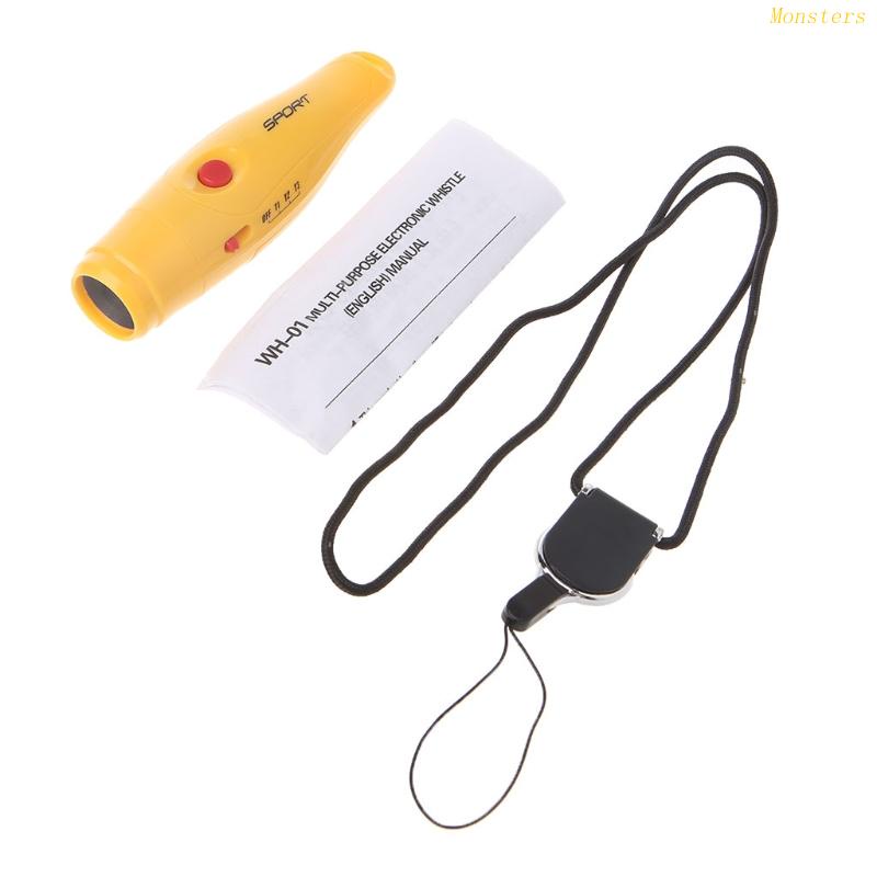 Còi Điện Tử Cầm Tay Ba Tông Màu Cho Các Môn Bóng Rổ Thể Thao Kèm Laniard