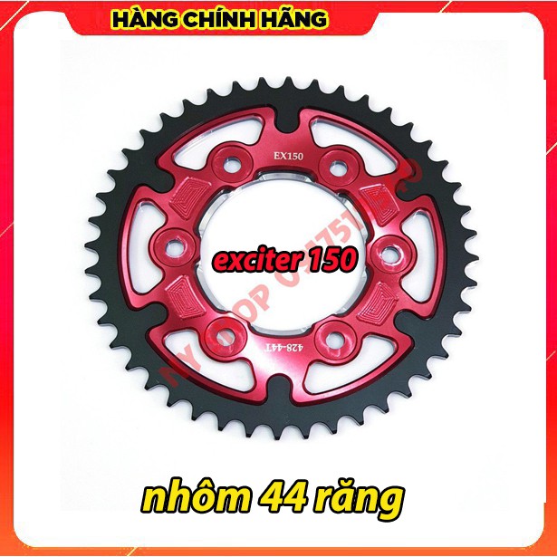 đĩa tải 44 răng nhôm cnc cho exciter 150 hàng đẹp