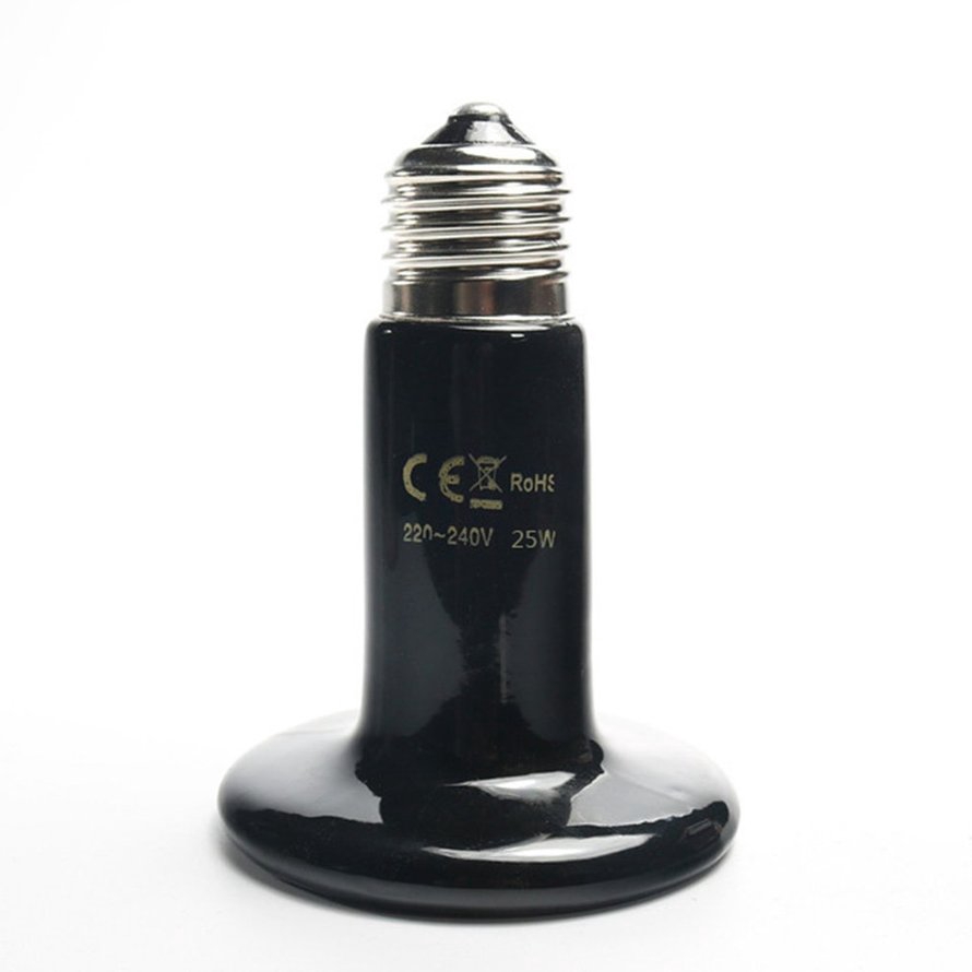 Đèn gốm sưởi nhiệt cho vật nuôi 25w 50w 75w 100w 150w 200w cảm biến nhiệt iR