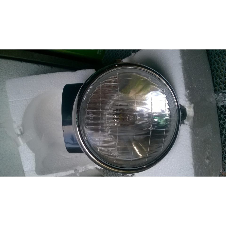 Gáo + chóa kiếng đèn trước cho honda 67- màu đen loại 1