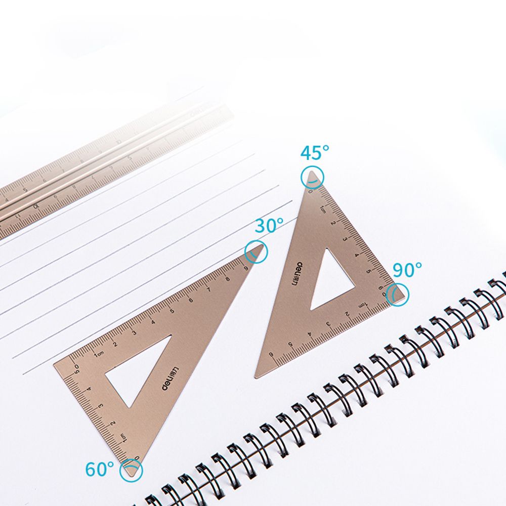Thước kẻ bằng nhôm bền bỉ nhiều màu sắc tiện dụng