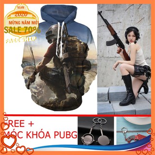 áo khoác PUBG + FREE 1 MÓC KHÓA PUBG- mẫu cực đẹp- NAM NỮ