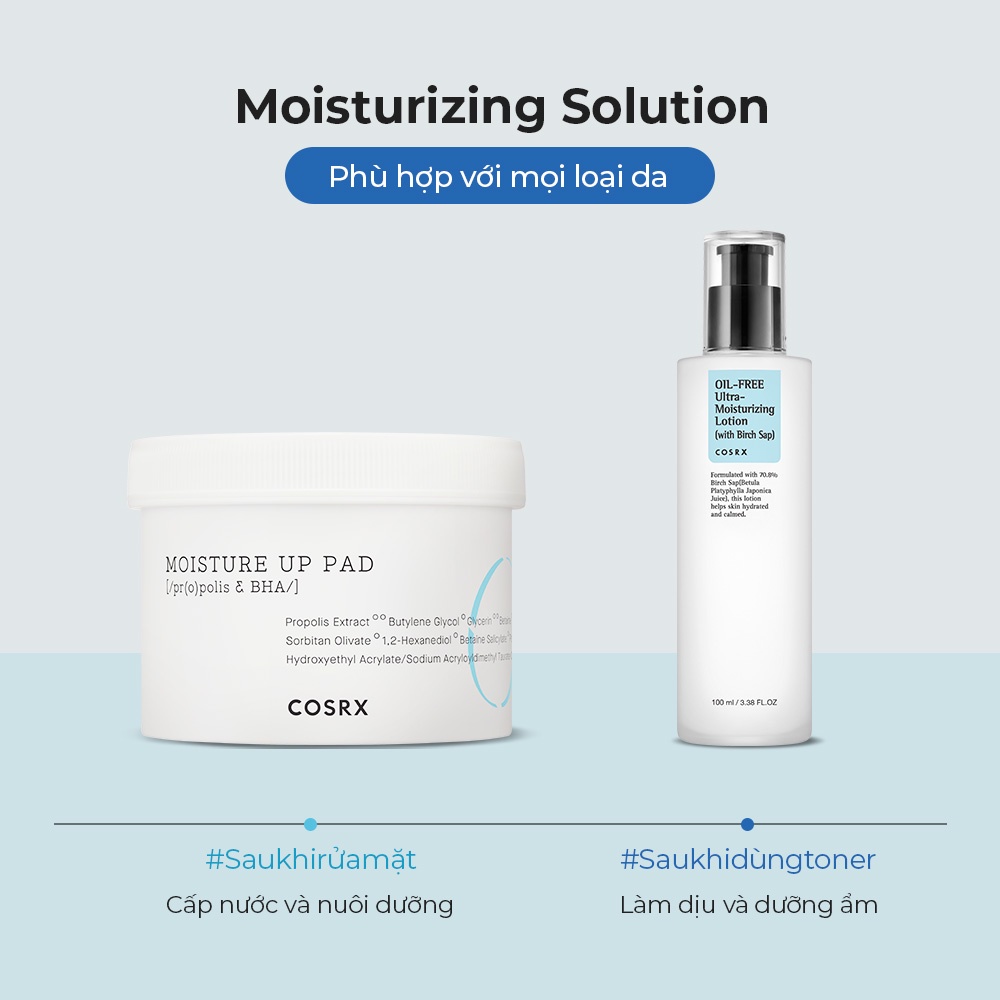Lotion dưỡng ẩm COSRX chuyên sâu không chứa dầu dung tích 100ml