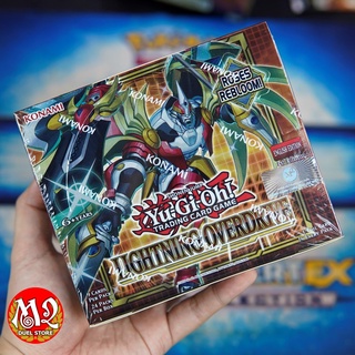 Hộp thẻ bài Yugioh Lightning Overdrive Booster Box Yugioh - 24 Booster Packs Sealed - Nhập khẩu từ Anh Quốc UK