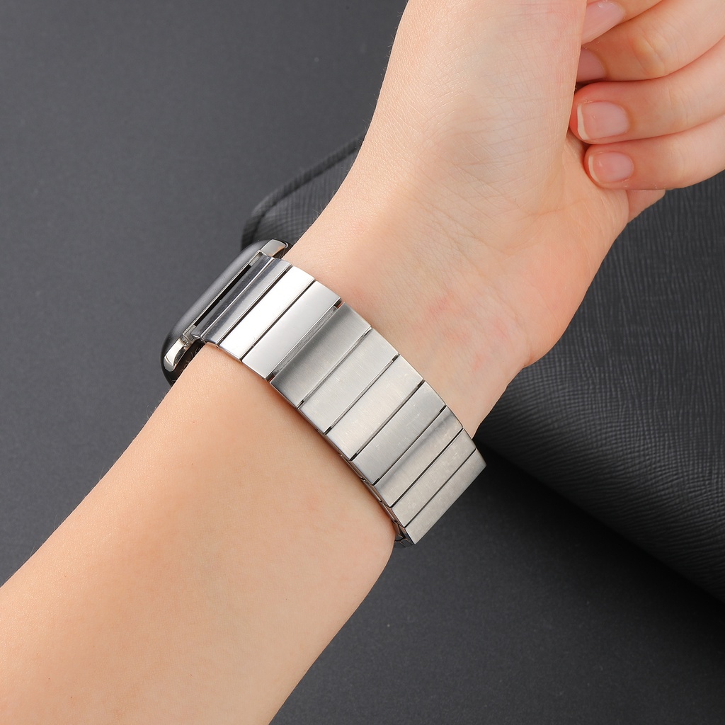 Dây Đeo Bằng Thép Không Gỉ Từ Tính Cho iwatch series 7 6 5 4 SE 3 2 1 45mm 41mm 40mm 44mm 42mm 38mm