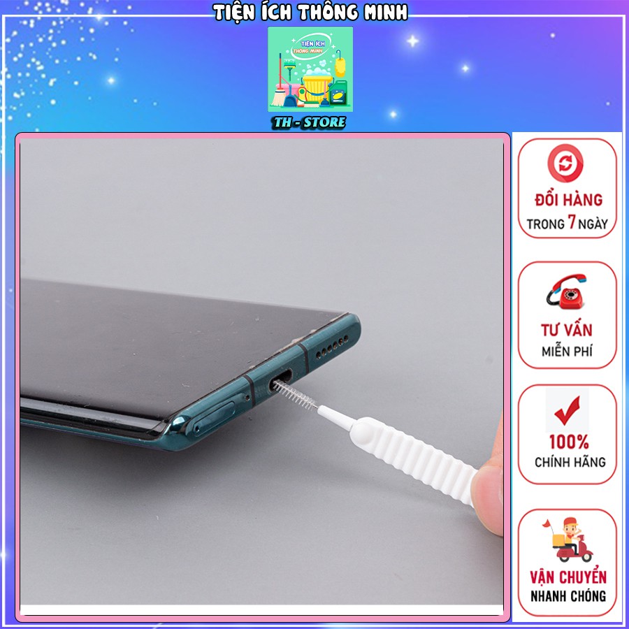 Bàn chải nhỏ làm sạch đầu vòi hoa sen, vòi nước, điện thoại. Chống nghẽn tắc nước - VV242