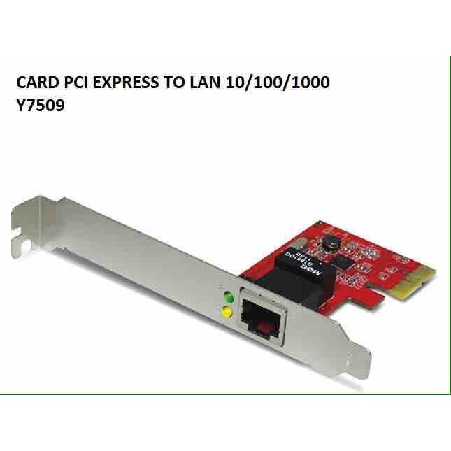 CARD CHUYỂN ĐỔI PCI TO LAN UNITEK Y7509 PCCI EXPRESS 1X