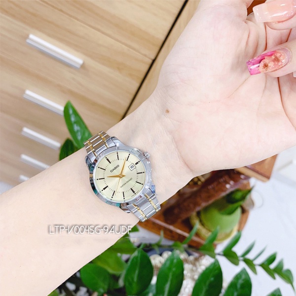 Đồng hồ nữ dây da chính hãng Casio Anh Khuê LTP-V004