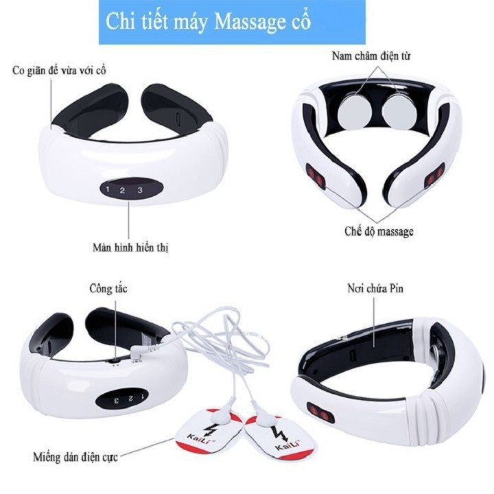 MÁY MATXA CỔ VAI GÁY 5 TÍNH NĂNG BẢO HÀNH 6 THÁNG - MÁY MASSAGE