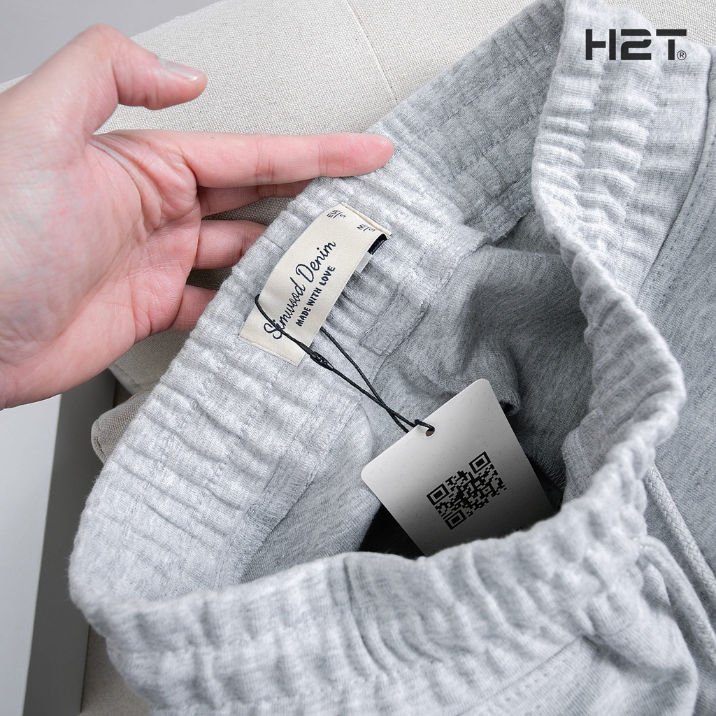 Quần Nỉ Nam H2T Form Dáng Basic Chất Vải Thoải Mái, Mềm Mịn Thiết Kế Cạp Chun Có Dây Rút 1226