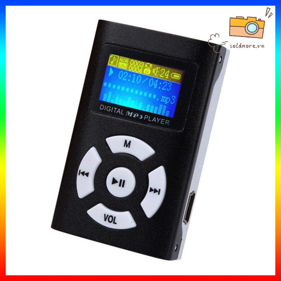 Máy Nghe Nhạc Mp3 Có Màn Hình Lcd 1.1 "Và Tai Nghe