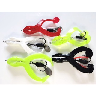 Mồi nhái giả mềm câu cá lóc/ cá xốp/ cá săn mồi