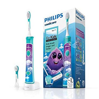 (Hàng Đức) Bàn chải đánh răng điện dùng cho trẻ em Philips Sonicare HX6322/04