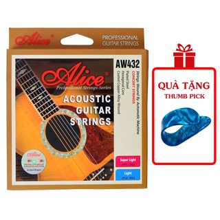 Dây đàn guitar acoustic Alice AW432 Bronze 85/15 - Dây Đàn Guitar, Dây Guitar Acoustic Size 11