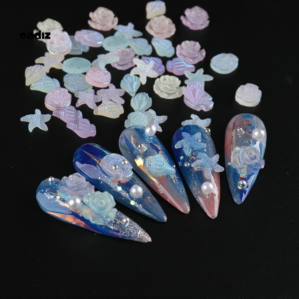 1 Hộp Phụ Kiện Hoa Trà 3D Trang Trí Móng Tay