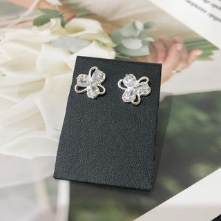 Khuyên Tai Bạc Nữ 🌸FREESHIP🌸Nhập mã [KHUYENTAI] giảm 10k💞Khuyên tai bạc hoa 3 cánh