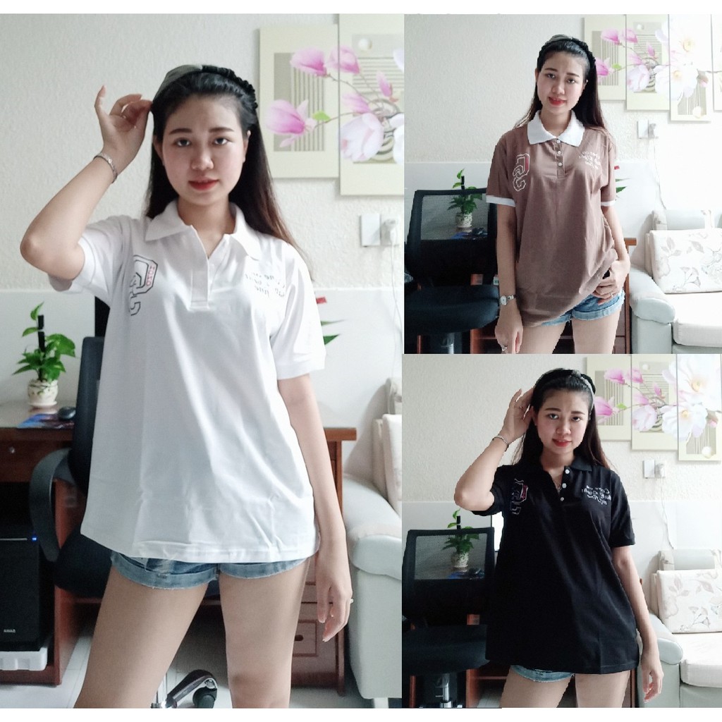 Áo thun unisex nam nữ có bâu in số