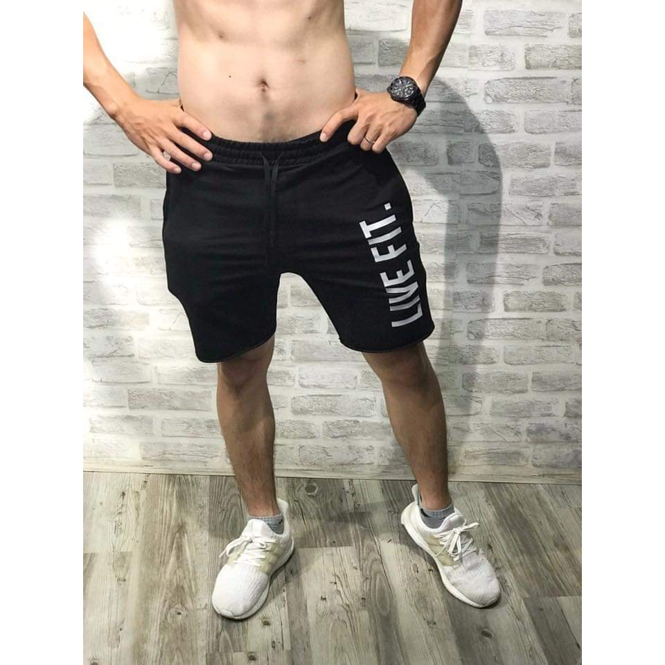 [Hình Thật] Short Thể Thao, Gym Live Fit Thun Cotton