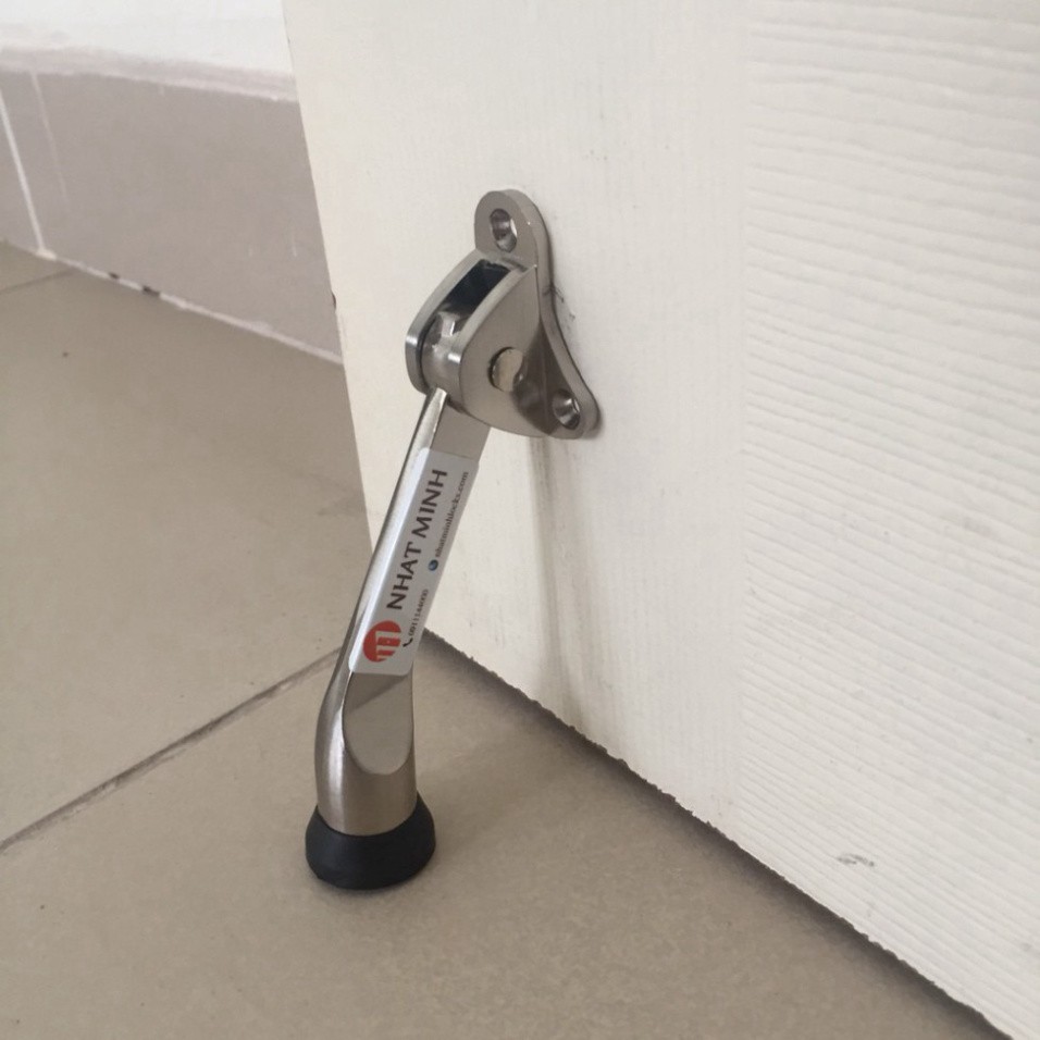 Chặn cửa móng ngựa inox 304 mẫu mới 2023 có lẫy hãm thông minh cực khỏe hàng công ty xuất khẩu