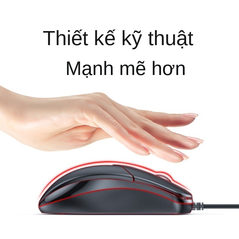 Chuột có dây Im lặng USB Home Office Máy tính để bàn xách tay Business cf Game chơi lol is phù hợp với Huawei, Lenovo, X