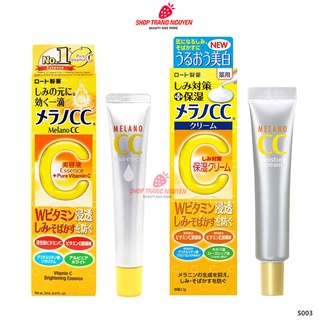 Serum Melano CC Vitamin C, E ngừa mụn và dưỡng trắng