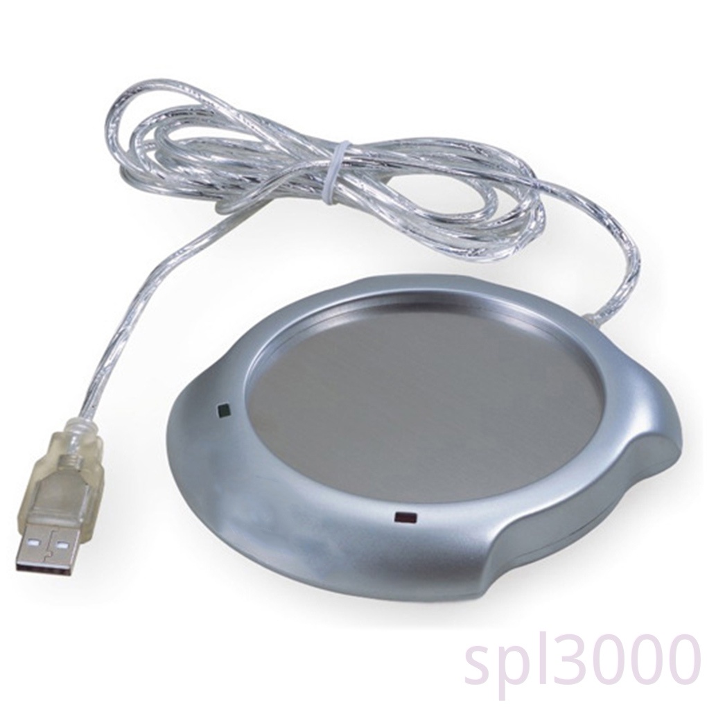 Tấm lót hâm nóng cốc cà phê bằng hợp kim nhôm cổng USB tiện dụng