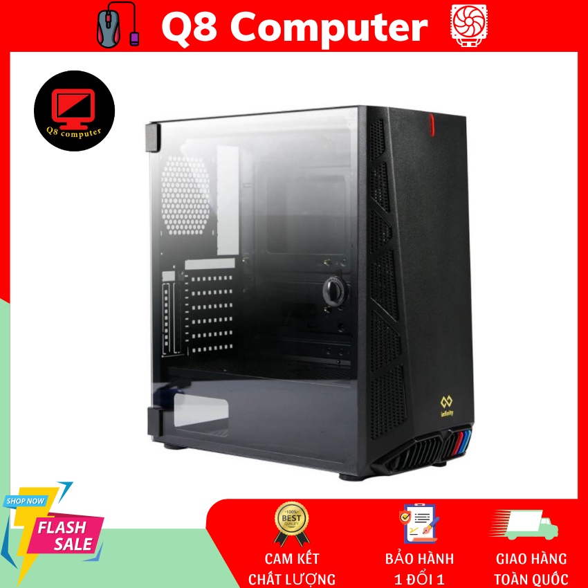 Vỏ máy tính 💧 HÀNG CAO CẤP 💧 vỏ cây máy tính Infinity Okami - ATX Tower Case (chưa kèm quạt)