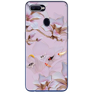 Ốp lưng oppo f9 - tranh hoa và cá
