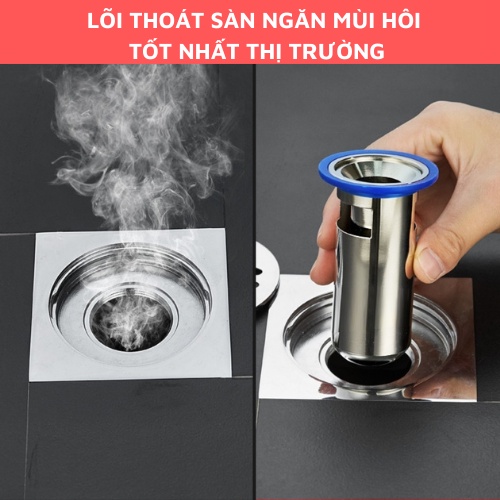 [INOX304 NGĂN MÙI THOÁT NƯỚC NHANH]Lõi ngăn mùi thoát sàn tốt nhất thị trường Ngăn mùi hôi cống nhà vệ sinh