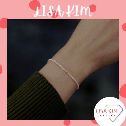Vòng tay size nhí trai hạt gạo size 2.5 li
