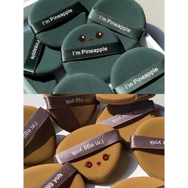 Bông đánh phấn trang điểm - Bông đánh nền tiện dụng nhà Tei