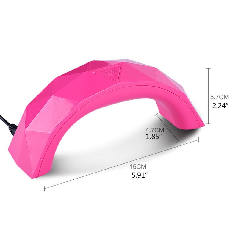 Sa Đèn LED UV Sấy Khô Móng Tay 9W Kèm Cáp USB