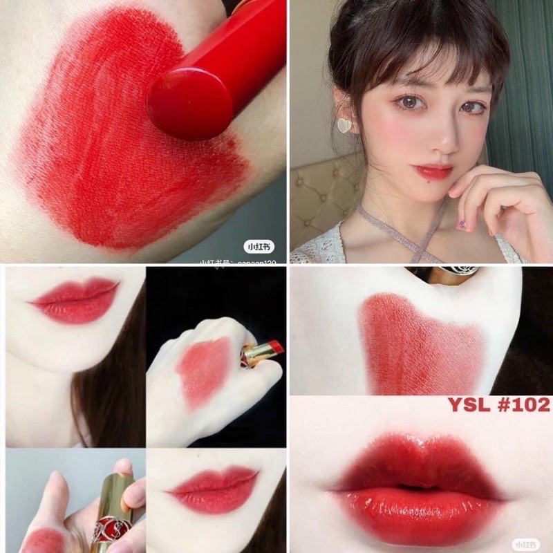 Ysl Shine 102 Son Thỏi YSL Volupte Shine Màu 101/102/46 Son Bóng