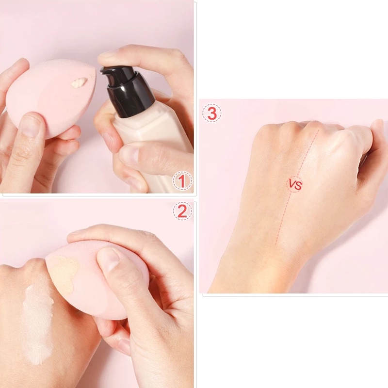 Mút Trang Điểm Mini Hình Quả Bầu 7 Màu Làm Đẹp Cho Nữ