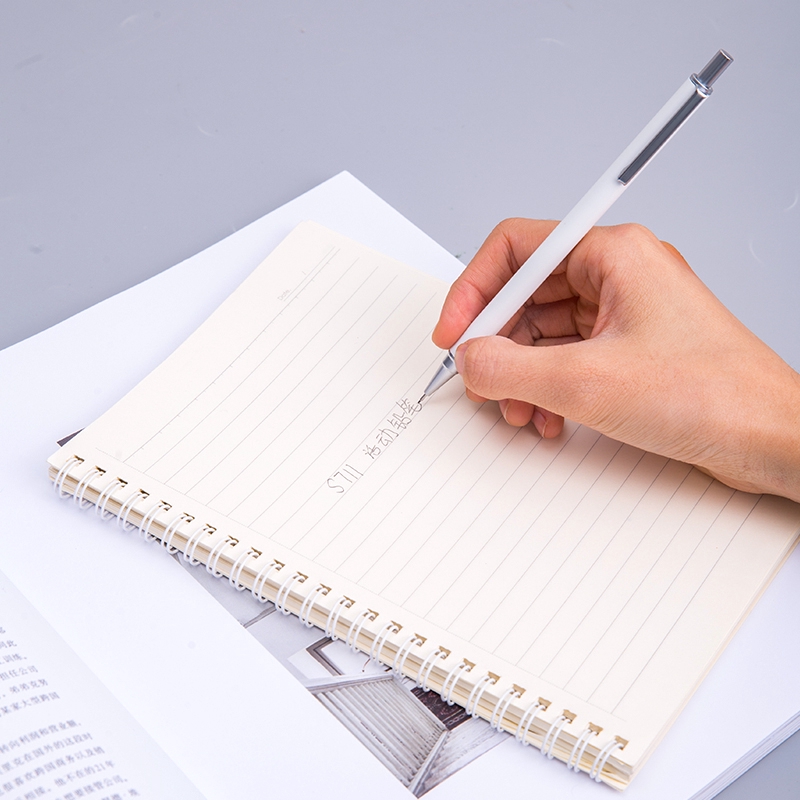 Bút chì bấm Deli S711 bằng kim loại dùng cho trường/văn phòng ngòi 0.5mm