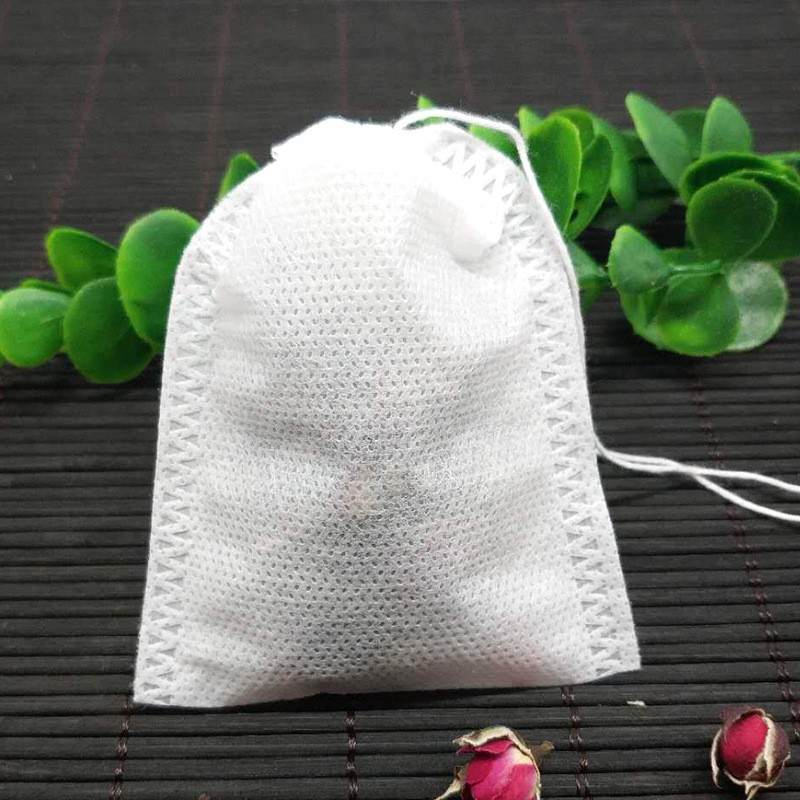 100 túi lọc trà rỗng có dây rút tiện lợi