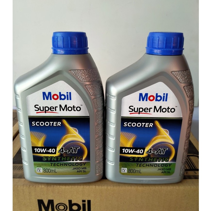 Nhớt xe tay ga MOBIL SUPER MOTO SCOOTER 10W40 4T  - Nhập khẩu Singapore