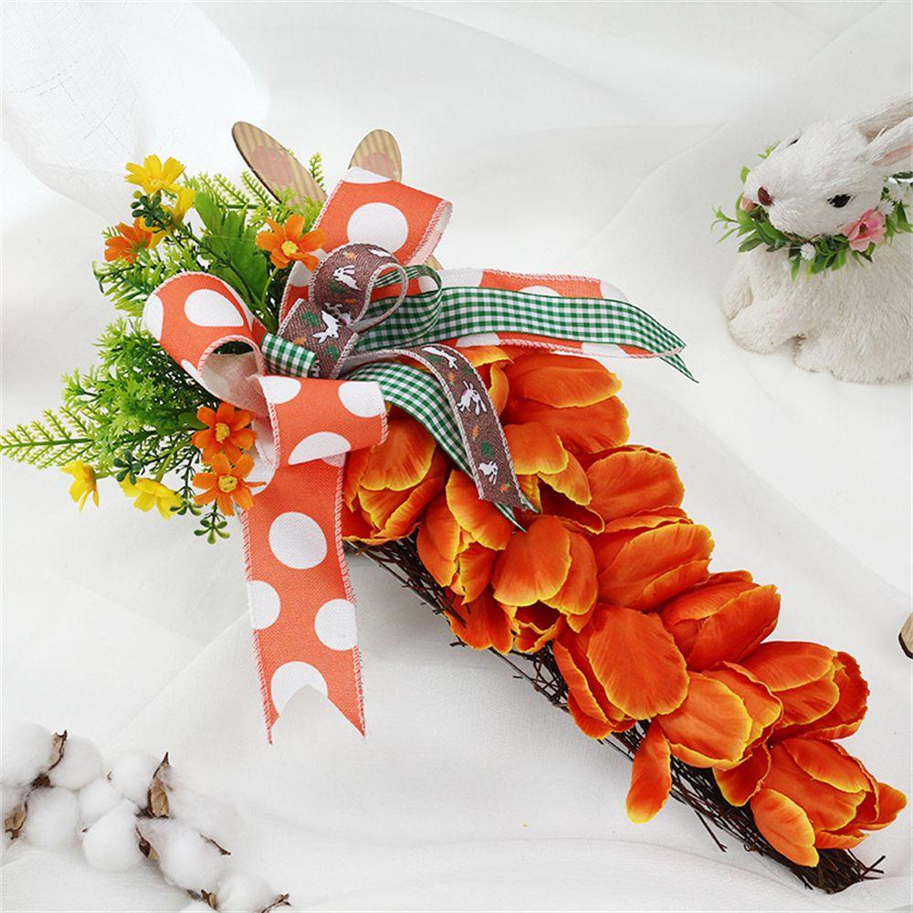 Vòng Hoa Tulip Nhân Tạo Treo Trang Trí Cửa Sổ