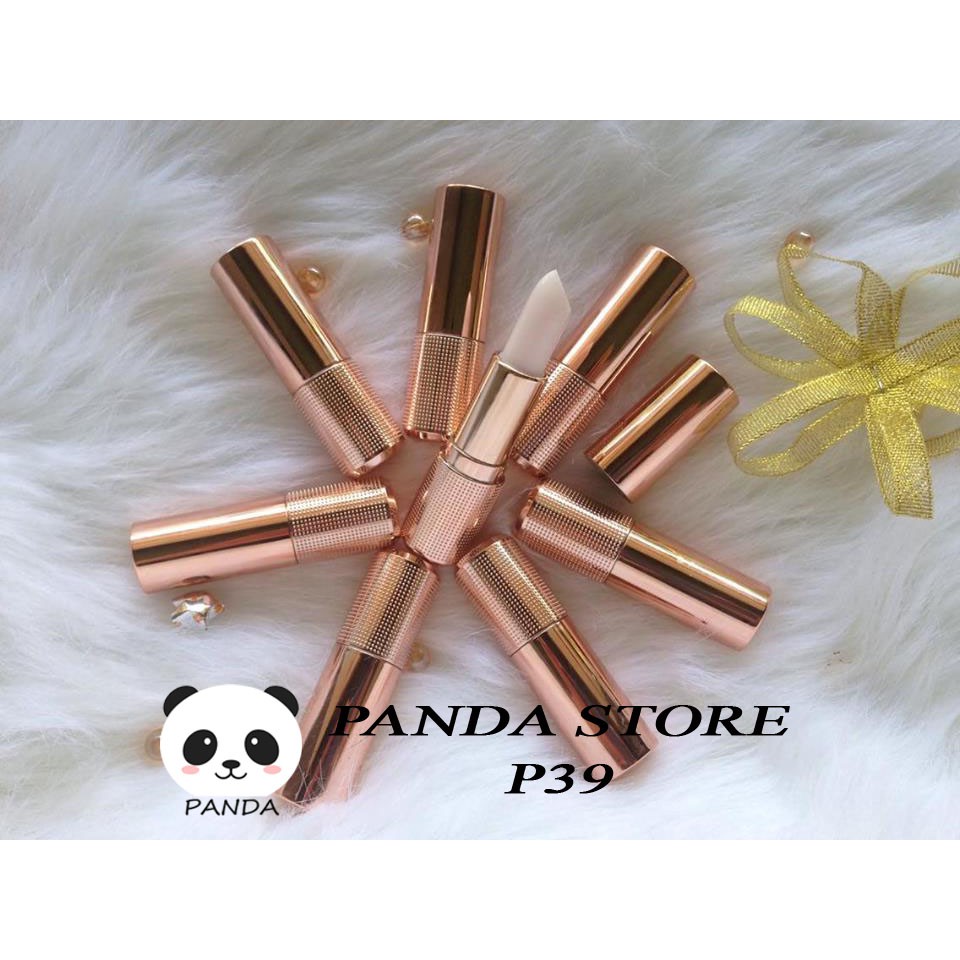 Vỏ son vàng tròn gai Nguyên liệu làm mỹ phẩm Nguyên liệu làm son handmde &lt;3 Panda Store