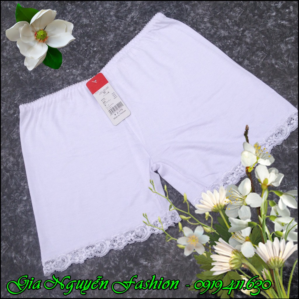 Combo 5 Quần lót đùi nữ/ Quần mặc trong váy (đầm). 3 trong 1 - Chất cotton lụa kháng khuẩn - TH Việt