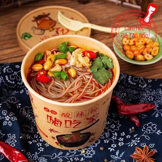 Thùng miến chua cay Trùng Khánh, miến ăn liền siêu ngon