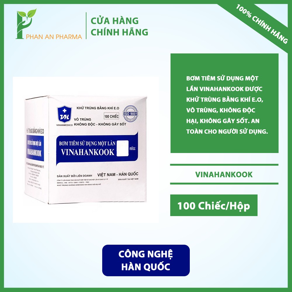 Bơm tiêm vô trùng, bơm tiêm tiểu đường Vinahankook - Phan An CN378